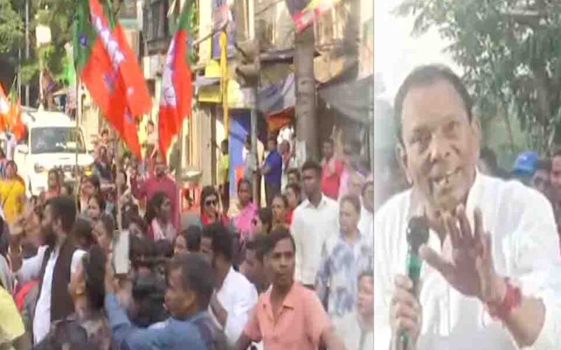 Bengal: भाजपा अखिल गिरि के खिलाफ कोलकाता में कर रहीं है विरोध प्रदर्शन, TMC नेता ने कि द्रौपदी मुर्मू पर विवादित टिप्पणी