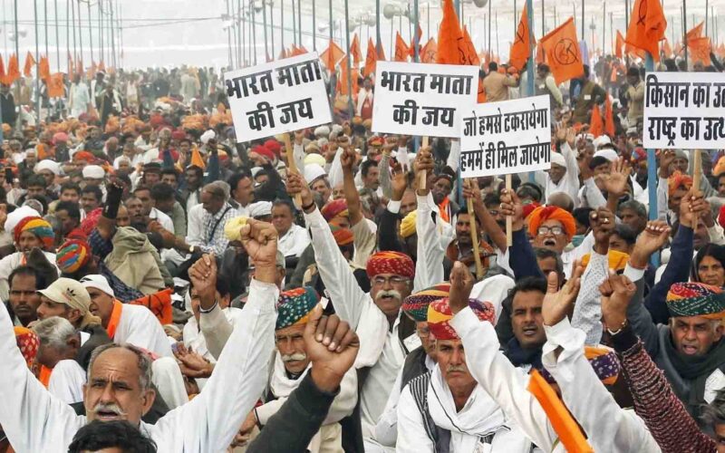 ‘किसान गर्जना रैली’: RSS का सहयोगी संगठन BKS किसानों की माँगों को लेकर सड़कों पर उतरा, संगठन का दावा करीब 60 हजार से ज्यादा किसान होंगे शामिल