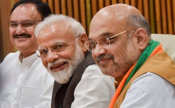 Narendra Modi, Amit Shah and Jp Nadda
