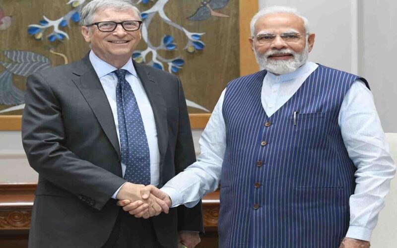 Bill Gates Meet Modi