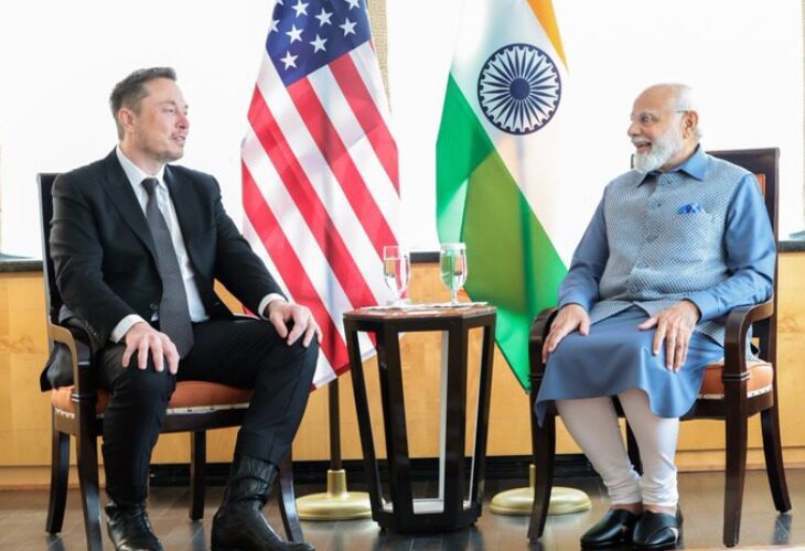 PM Modi: अमेरिका में मोदी से मिले एलन मस्क, टेस्ला कार की फैक्ट्री लगाने पर हुई बात, मस्क ने कहा कि ‘मैं हूं मोदी का जबरा फैन’