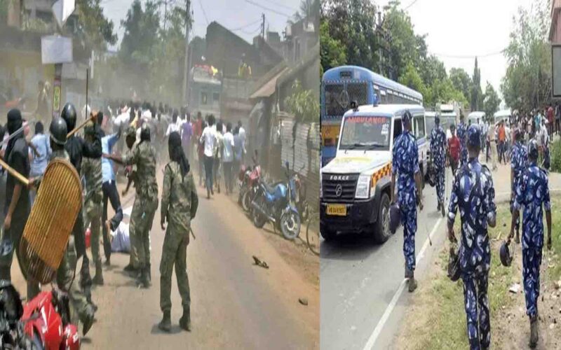 West Bengal Panchayat Election 2023: पंचायत चुनाव में हिंसा, मुर्शिदाबाद समेत कई जगहों पर पुलिस और उपद्रवियों के बीच झड़प