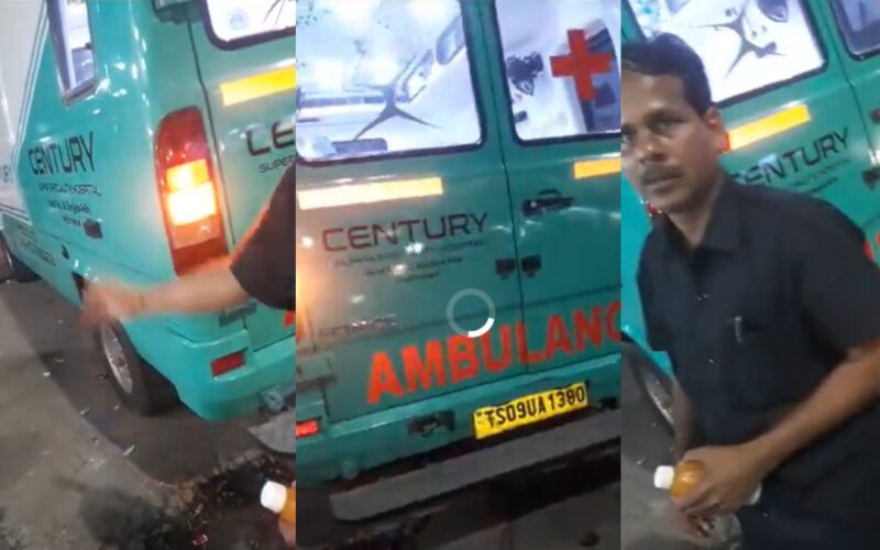 Hyderabad News: एम्बुलेंस ड्राइवर ने नाश्ते करने के लिए सायरन का किया गलत इस्तेमाल,पुलिस अधिकारी ने सिखाया सबक
