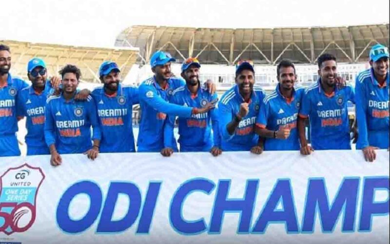 India Win Series: भारत ने वेस्ट इंडीज को 200 रनों से हराया, 2-1 से जीती सीरीज पढ़िए पूरी रिपोर्ट