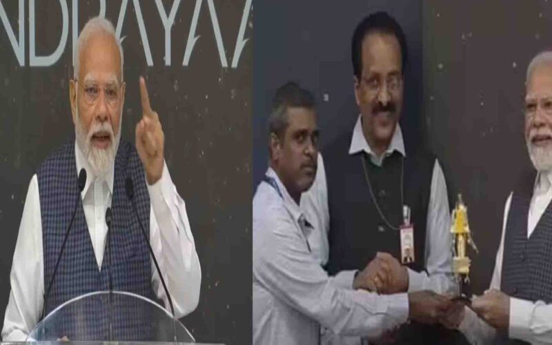 PM Modi ISRO Visit: पीएम मोदी ने इसरो के वैज्ञानिकों से की मुलाकात हुए भावुक कहा-‘पूरी टीम को मेरा सलाम’