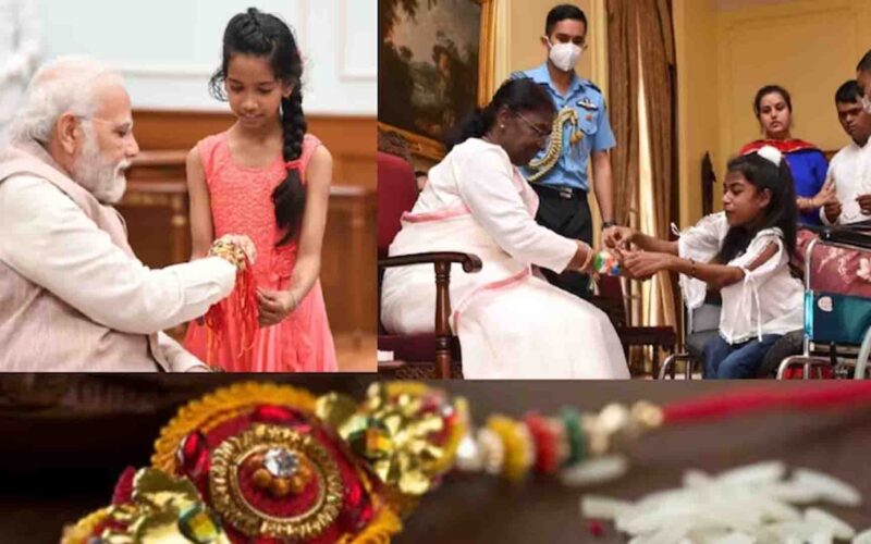 Rakshabandhan: रक्षाबंधन के पर्व पर राष्ट्रपति द्रौपदी मुर्मू समेत पीएम मोदी ने दी देश को बधाई, पीएम ने स्कूल के बच्चों संग मनाया रक्षाबंधन