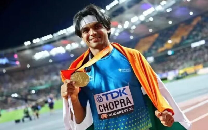 Neeraj Chopra: वर्ल्ड एथलेटिक्स चैंपियनशिप में गोल्डन बॉय नीरज चोपड़ा ने फिर जीता गोल्ड, खेल मंत्री ने दी बधाई