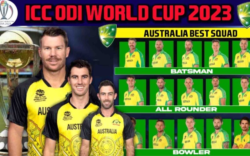 Australia World Cup Squad: वनडे वर्ल्ड कप के लिए ऑस्ट्रेलिया ने किया टीम का ऐलान, भारतीय मूल के संघा बाहर पढ़िए पूरी रिपोर्ट