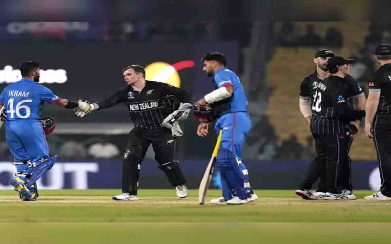 NZ v AFG: वर्ल्ड कप में न्यूजीलैंड का विजई रथ जारी दर्ज की लगातार चौथी जीत, अफ़गानिस्तान को 149 रनों से हराया