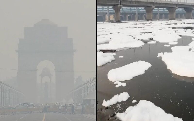 Air Pollution: दिल्ली की हवा के साथ-साथ पानी भी हुआ खराब, यमुना में दिखा जहरीला झाग; पढ़िए पूरी रिपोर्ट