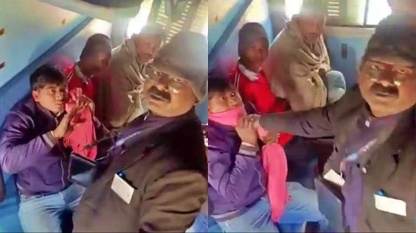 UP News: TTE की दबंगई, टिकट होने पर भी यात्री को मारे थप्पड़ ही थप्पड़; वीडियो वायरल