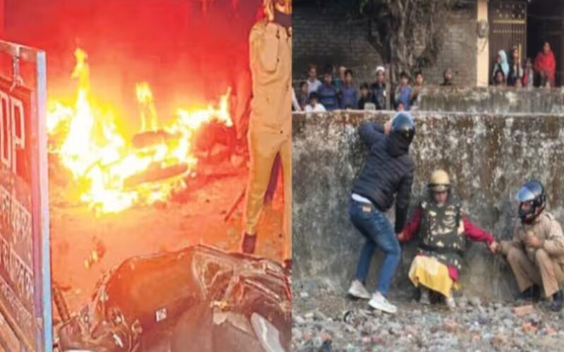 Haldwani: अवैध मदरसा ढहाने पहुंचे धामी के बुलडोज़र देख भड़की हिंसा, मुसलमानों की भीड़ ने थाने में लगाई आग; यूपी में भी हाई अलर्ट